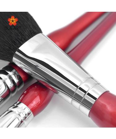Buy 16 Premium Wool Makeup Brush Sets | Red Gourd Handle Tools | White Dinosaur Doodle Design - International Shipping Available - Buy Online on GoSupps.com