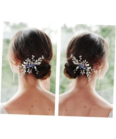 Ipetboom Hair Pin Hair Barrettes Tiara Goody Hair Clips for Women Rhinestone Hair Accessories Bride Headpieces for Wedding Elegant Photo Props Flower Design Hair Comb Headgear - Buy Online on GoSupps.com