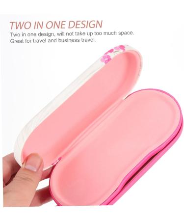 Buy SOLUSTRE 4 Sets Double Layer Glasses Cases - Elegant Leather PU Storage for Women - International Shipping Available - Buy Online on GoSupps.com