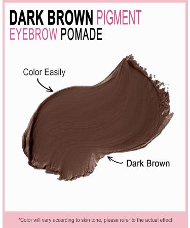 Eyebrow Stencil Kit for Beginners Dark Brown Eyebrow Stamp Stencil Kit Waterproof with Sponge Applicator Perfect Water Resistant Eyebrow Powder Stamp - Buy Online on GoSupps.com