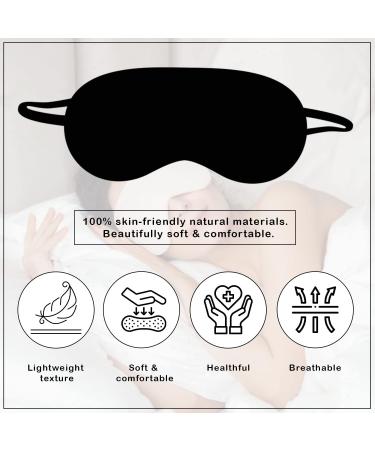 3D Contoured Luxury Blindfold Sleep Mask - Light Blocking Eye Blinder - Adjustable Strap - Royal Blue - For Men & Women - Soft & Comfortable - Travel & Shift Work - Buy Online on GoSupps.com