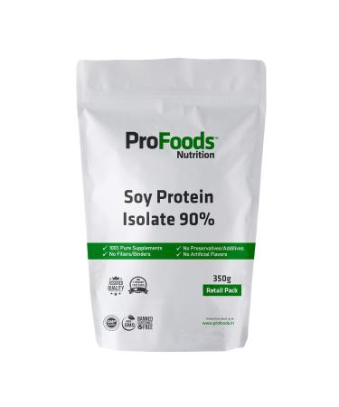 Generic VEDA Soy Protein Isolate 90% Powder (350 Grams) Vegan Friendly Protein Source (Unflavoured)
