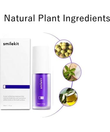Smilekit Purple Toothpaste Series - Color Corrector & Teeth Whitening (2PCs) | International Shipping Available - Buy Online on GoSupps.com
