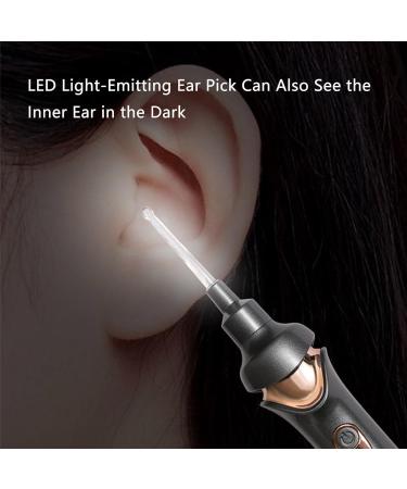 Tweddy Smart Ear Wax Remover Tweddy Smart Ear Wax Vacuum Tweddy Smart Earwax Remover Ear Wax Removal Tool Ear Cleaner Earwax Removal Kit with Light for Children Adult (Black) - Buy Online on GoSupps.com