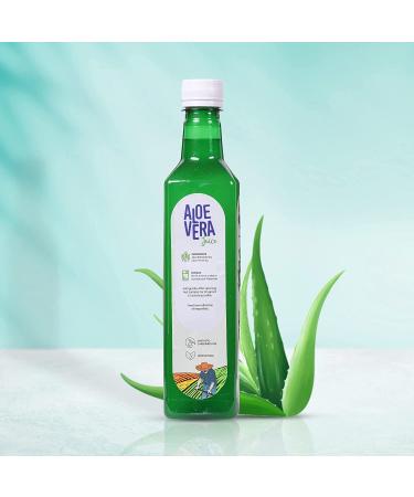 GARDEN OF NUTRITION Herbal and Ayurvedic Aloe Vera Juice | Original Flavour | Rich in Fiber | Natural Juice for Skin Care | No Added Sugar (500ml) Pack of 2 - Buy Online on GoSupps.com