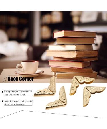 50pcs Scrapbooking Photo Mounting Corners Book Albums Menus Notebook Folder File Corner Protectors(C086 Brass) - Buy Online on GoSupps.com