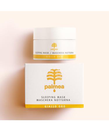 Palmea All Day Face Cream Yellow Gold Palmee - Nutritive and Illuminating Emulsion with Saffron Date and Pumpkin Oil Extracts - 50 ml Jar