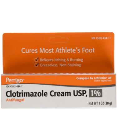 Clotrimazole Cream 1 Oz. Athlete's Foot