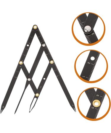 KALLORY 7 Pcs Second Generation Scale Make up Kit Microblading Caliper Eyebrow Rulers Bagged Measuring Tool - Buy Online on GoSupps.com