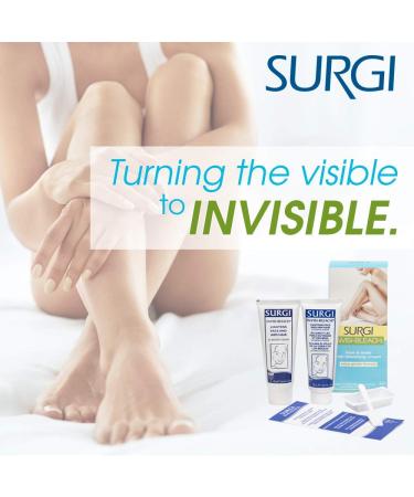 Surgi Invisi-Bleach Face & Body Hair Bleaching Cream 1.5 oz - Pack of 2 - Buy Online on GoSupps.com