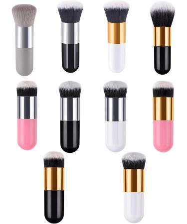Fashion Flat Face Brush For Even Distribution Of Makeup Liquid Makeup Application Cream Blending Brush Big Fatty Powder Gra - Buy Online on GoSupps.com