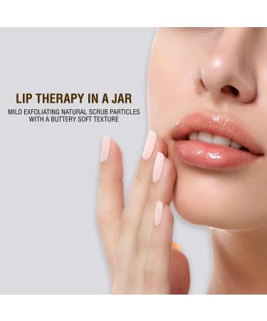 Lemon & Walnut Lip Scrub - Exfoliate & Brighten for Smooth Glowing Lips | Intensive Hydration 10g - Buy Online on GoSupps.com