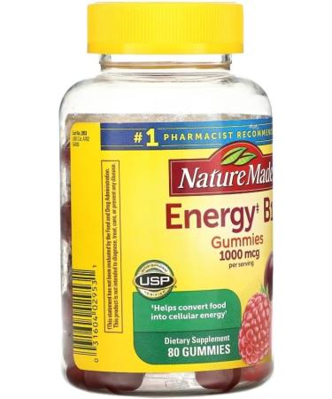 Nature Made Energy B-12 Dietary Supplement Gummies (Pack of 6) - Buy Online on GoSupps.com