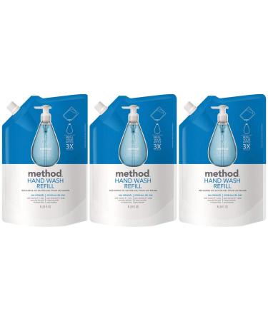 Method Gel Hand Soap Refill Sea Minerals 34 Fl Oz (Pack of 3) Sea Minerals 34 Fl Oz (Pack of 3)