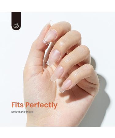 Beetles Matte Short Coffin False Nails Tips 510pcs - Acrylic/Gel Nail Art Kit - Buy Online on GoSupps.com