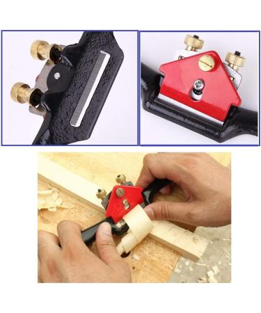 Anndason 2 Pcs Adjustable SpokeShave with Flat Base and Metal Blade Wood Working Wood Craft Hand Tool Style 1 - Buy Online on GoSupps.com