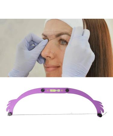 Eyebrow Mapping Tool Simple Adjustable Eyebrow Ruler Set Foldable for Salon (Purple) - Buy Online on GoSupps.com
