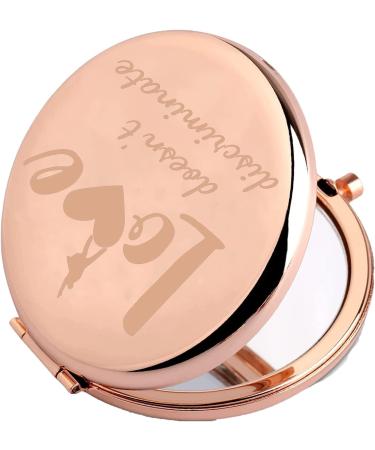 Musical-Inspired Broadway Lover Compact Mirror - Love Doesn't Discriminate Gift for Music Fans - Buy Online on GoSupps.com