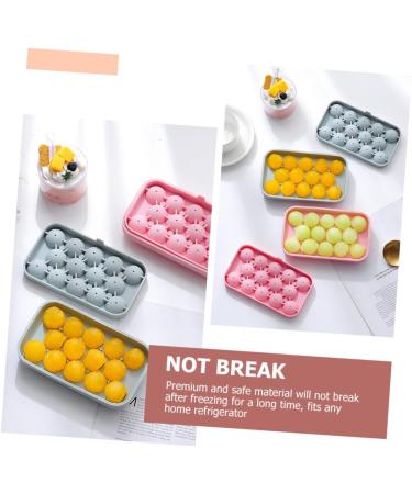 Zerodeko Ice Molds 2pcs Home Making Mold Summer Ice Tray Ball Makers Moulds Molds Bar Cube Fridge DIY Tools Silicone 17x9.9cm Assorted Color - Buy Online on GoSupps.com