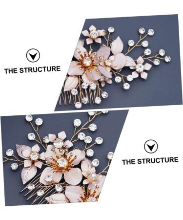MAGICLULU 1 PC Hair Comb Attractive Head-wear Graceful Hair Supply Sweet Hair Supply Bridal Hair Supply Charming Bridal Headdress Exquisite Hair Accessory Handmade Headdress Unique Head-wear - Buy Online on GoSupps.com
