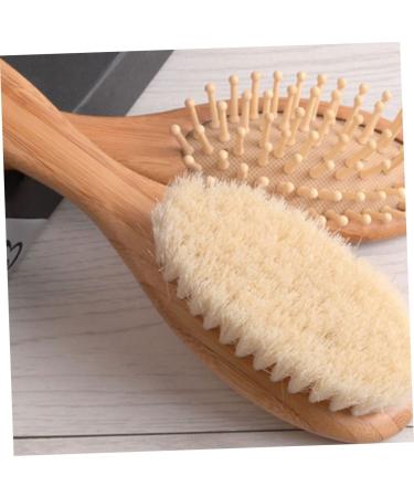 FOMIYES 1 Set Scalp Shampoo Baby Tool Bath Set - Natural Wooden Hair Comb and Brush for Baby Massage and Gentle Hair Care - Buy Online on GoSupps.com