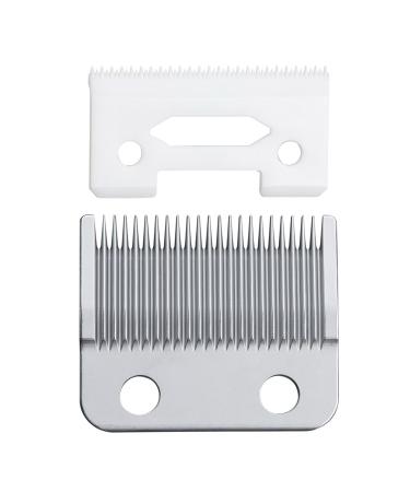 VRMETA New Upgrade Professional Replacement Hair Clipper Blades for Wahl Clippers Wahl 5-Star Senior Magic Clip Compatible with 8148 8504 1919 2241 2240 8591 (Silver)