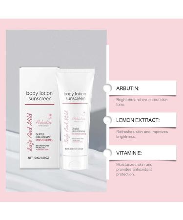 Arbutin Whitening Sunscreen Body Sunscreen Moisturizing Refreshing Non-greasy Skin Brightening Arbutin Sunscreen for Body Skin 100g (1) - Buy Online on GoSupps.com