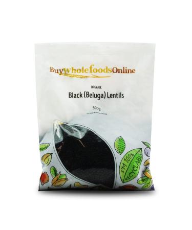 Organic Black (Beluga) Lentils 500g (BWFO) - Buy Online on GoSupps.com