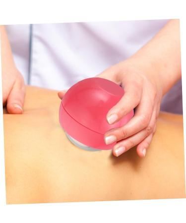 Frcolor 2-in-1 Hand & Lacrosse Massage Balls for Plantar Fasciitis Relief | Hot & Cold Therapy Muscle Massage Device - Pink ABS Roller - Buy Online on GoSupps.com