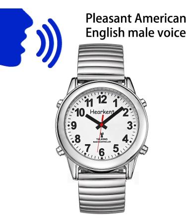 Hearkent Atomic Talking Watch: Clear and Loud Time, Date, Alarm for Seniors and Visually Impaired - Buy Online on GoSupps.com