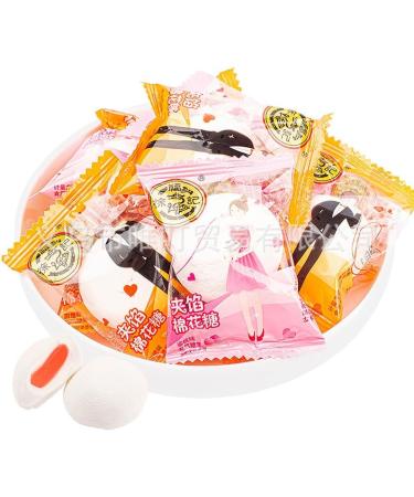 Honey peach Cotton soft Candy Fruit Flavored Cotton Candy Individually Packaged Wedding Celebration Candy Chinese FOOD Soft texture Gummies Asian food Asian candy (2000g mixed flavor) - Buy Online on GoSupps.com