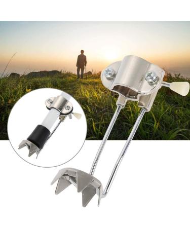 Walking Claw Crampon Ice Tip Attachment Grip for Canes or Crutches Outdoor Non Slip High Grade Alloy Folding Wear Resistant Walking Stick Cane Accessories - Buy Online on GoSupps.com