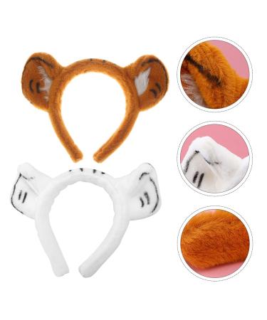 FOMIYES Tiger Ears Headband - 2 Pack Animal Ears for Parties & Costumes | Perfect Gift - Buy Online on GoSupps.com