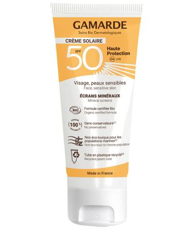 Gamarde Sunscreen Face SPF50 Organic 40 ml