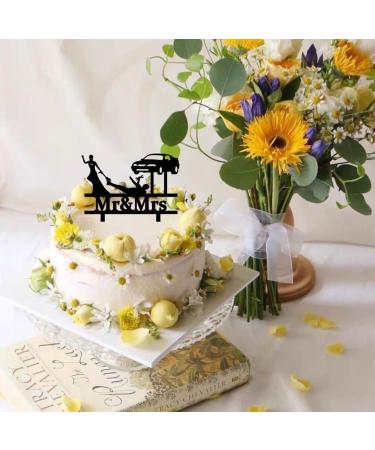 Repairman Wedding Cake Topper Car Repairman Couple Cake Topper Car Enthusiasts Automobile Repair Theme Cake Topper For Wedding Engagement Anniversary Bridal Shower Party Supplies - Buy Online on GoSupps.com