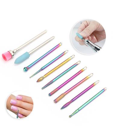 10 St ck Wolframstahl Maschinenbohrerset - Elektrische Nagelbohrer & Feilenschleifkopf Set mit Aufbewahrungsbox f r professionelle Manik re - Internationaler Versand - Buy Online on GoSupps.com