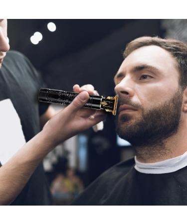 Rechargeable Hair Trimmer T9 - USB Rechargeable Skull Pattern Mustache Trimmer for Beard | Cordless T-Blade Hair Trimmer for Mustaches Nose Hair and Detailing and Grooming Xinhuan Black - Buy Online on GoSupps.com
