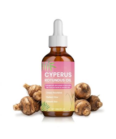 Cyperus Rotundus Oil - Natural Hair Growth Inhibitor for Women & Men - Smooth Skin Body Oil After Waxing or Shaving - Safe for Face Leg Underarm & Sensitive Skin - 60ml(2 fl oz) clear - Buy Online on GoSupps.com
