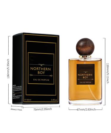 Perfumes for Men Energetic Hydrating Eau De Parfum Floral Face Mist Suitable for Day or Night Perfume Gift for Men 5x8x14cm White - Buy Online on GoSupps.com