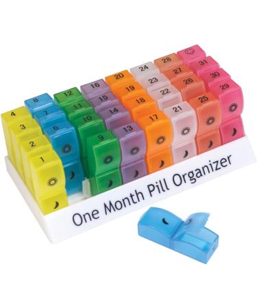 One Month Pill Organizer - VAT Relief Eligible in the UK | International Shipping Available - Buy Online on GoSupps.com