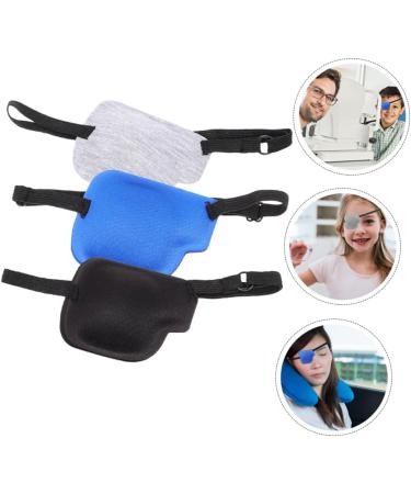 3pcs Soft Eye Masks - Daily Eye Protector Patches for Outdoor Use | Wear-Resistant Amblyopia Covers in Assorted Colors - Buy Online on GoSupps.com