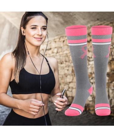 WOOAUTO Women's Compression Socks for Sports - 6 Pairs Medical Support Stockings for Varicose Veins Edema & Pregnancy - Cool Colorful Designs in S-M - Buy Online on GoSupps.com