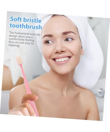 Coophya 4 Soft Travel Toothbrush | Gentle Bristles for Adults & Kids | Peppermint Bonbon Flavor | Manual Toothbrush (1 Pack) - Buy Online on GoSupps.com