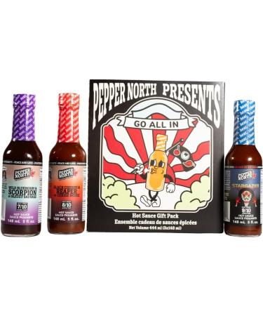 Pepper North Artisan Foods - Extra Hot 3-Pack Gift Box - Buy Online on GoSupps.com