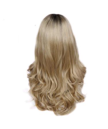 SHIYID Front Synthetic Wigs for Black Women | Long Brown Blonde Wavy Wig - Shop Internationally - Buy Online on GoSupps.com