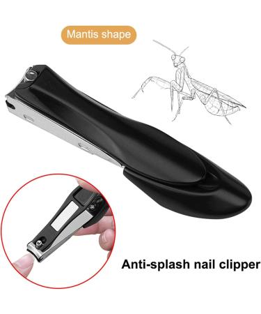 UNbit Nail Clipper 1PC Portable Anti-Splash Nail Clipper Multi-Size Stainless Steel Fingernail Nipper Cutters Manicure Heavy Nail Trimming Tool(Color:A) - Buy Online on GoSupps.com