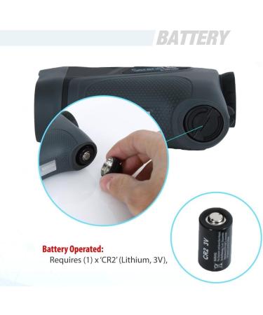 SereneLife Advanced Golf Laser Rangefinder - Waterproof Digital Range Finder with Pinsensor Technology, 540 Yard Accuracy - Buy Online on GoSupps.com