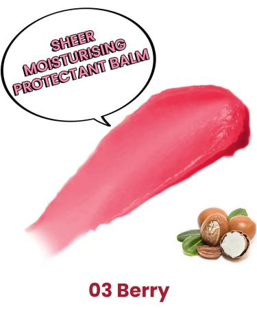 Beauty Forever Wonder Lip Glow Protectant Balm Lipstick with Shea Butter & Vitamin E 3.6gms (03 Berry) - Buy Online on GoSupps.com