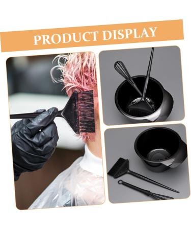 FOMIYES 1 Set Hair Color Kit Tools Hair Dye Brush Hair Dyeing Mixing Bowl Stirring Stick Hair Dye Bowl and Brush Hair Dyeing Brush and Bowl Baking Oil Three Piece Suit Pp re-usable - Buy Online on GoSupps.com