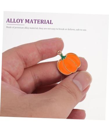 TEHAUX 60 Pcs Pumpkin Diy Pendant Keychain Accessories Pumpkin Pendant Charms Alloy Halloween Charms Autumn - Buy Online on GoSupps.com